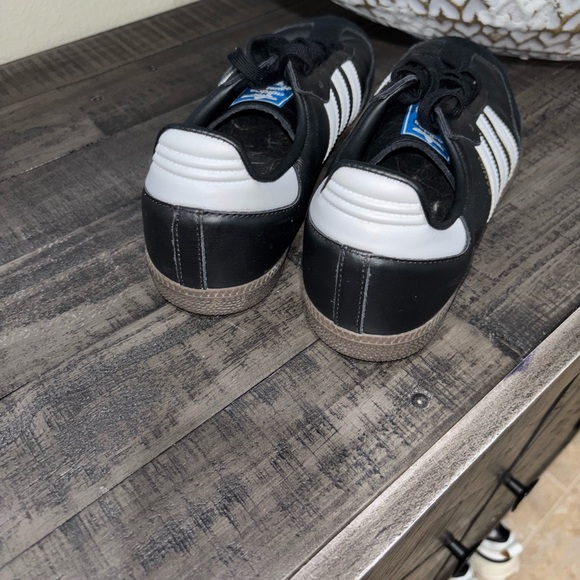 Men's Adidas Samba OG casual shoes in core black and white SZ9 - Picture 5 of 7